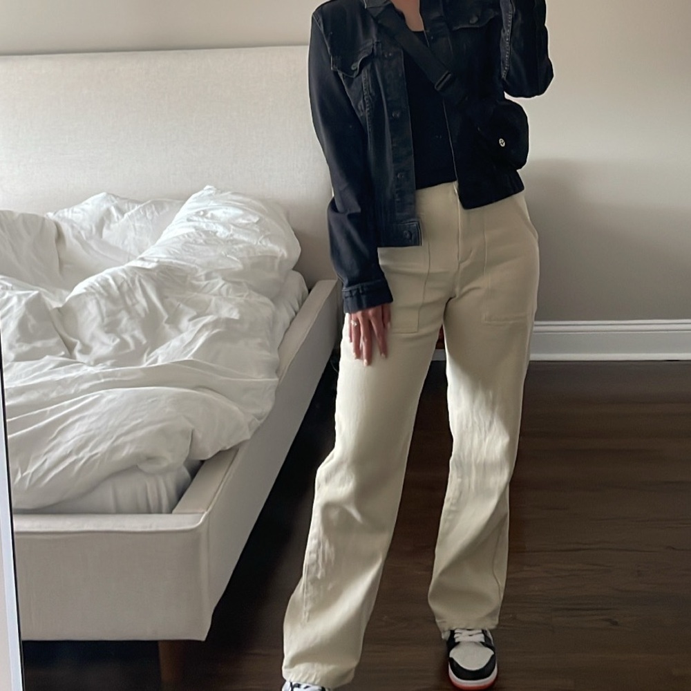 Wilfred Cream Cargo Pants
